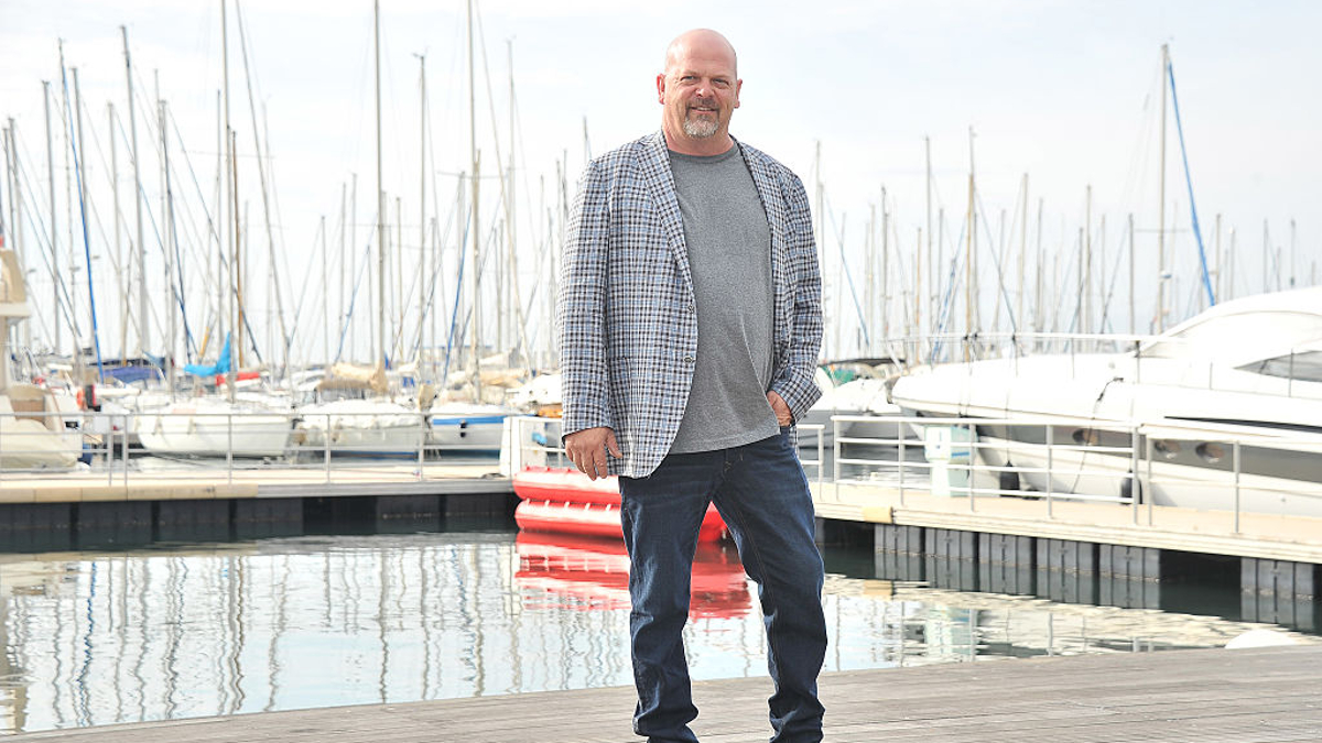  Rick Harrison attends the Pawn Stars photocall at Palais des Festivals on October 17, 2016 in Cannes, France. 