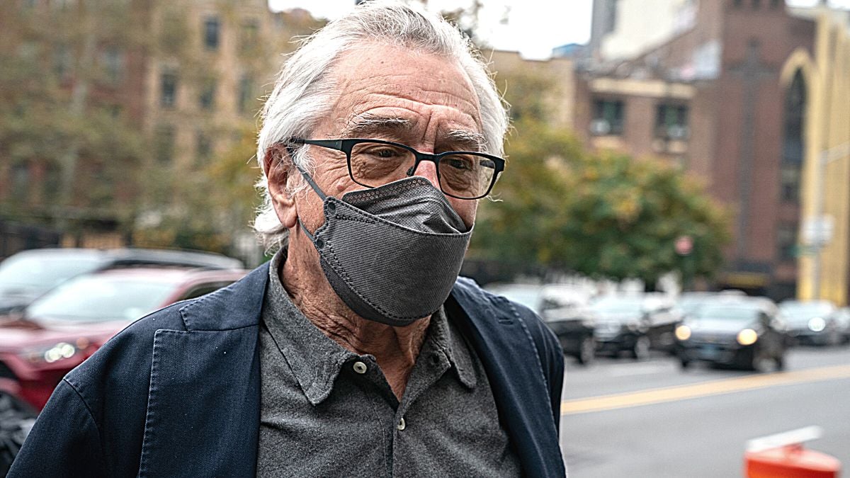 NEW YORK, NY - OCTOBER 30: Actor Robert De Niro arrives at federal court on October 30, 2023 in New York City. De Niro sued his former assistant Graham Chase Robinson for stealing millions of frequent-flyer miles and binge-watching "Friends" and Netflix on the job. Robinson then counter-sued for $12 million, alleging verbal harassment and discrimination.