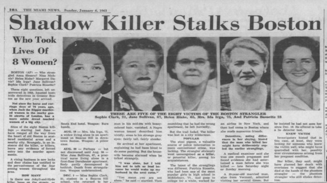 Mary Mullen Boston Strangler headlines 