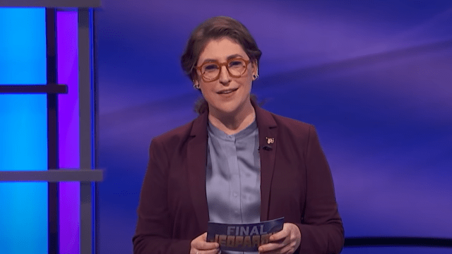 Mayim Bialik hosting 'Jeopardy!'