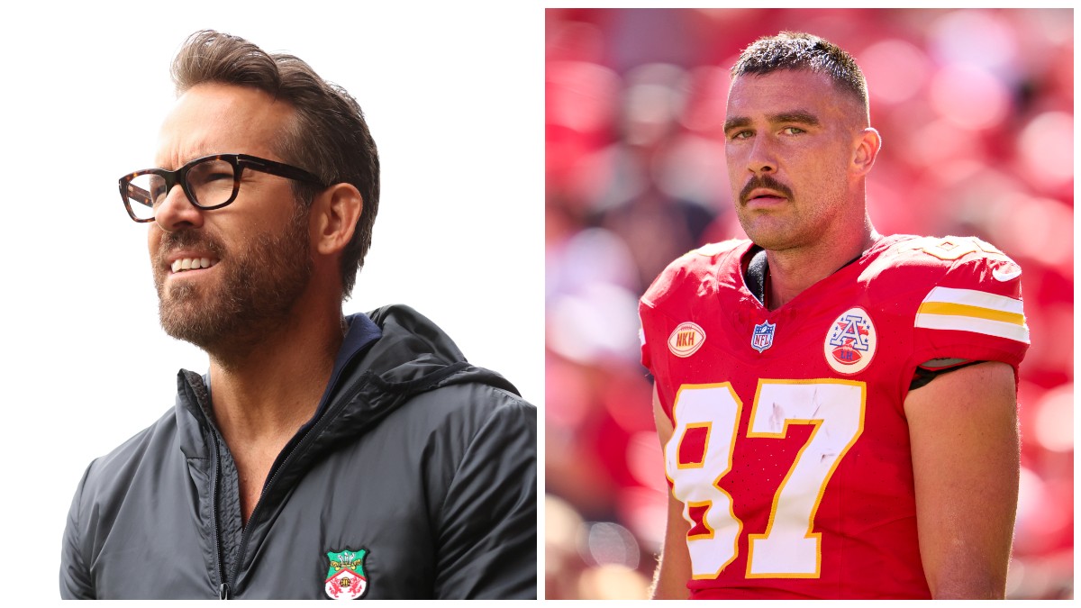 Ryan Reynolds and Travis Kelce