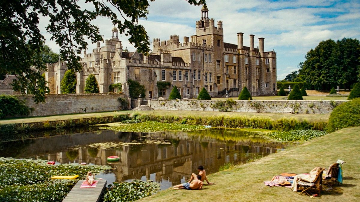 The Drayton House as featured in the film 'Saltburn'.