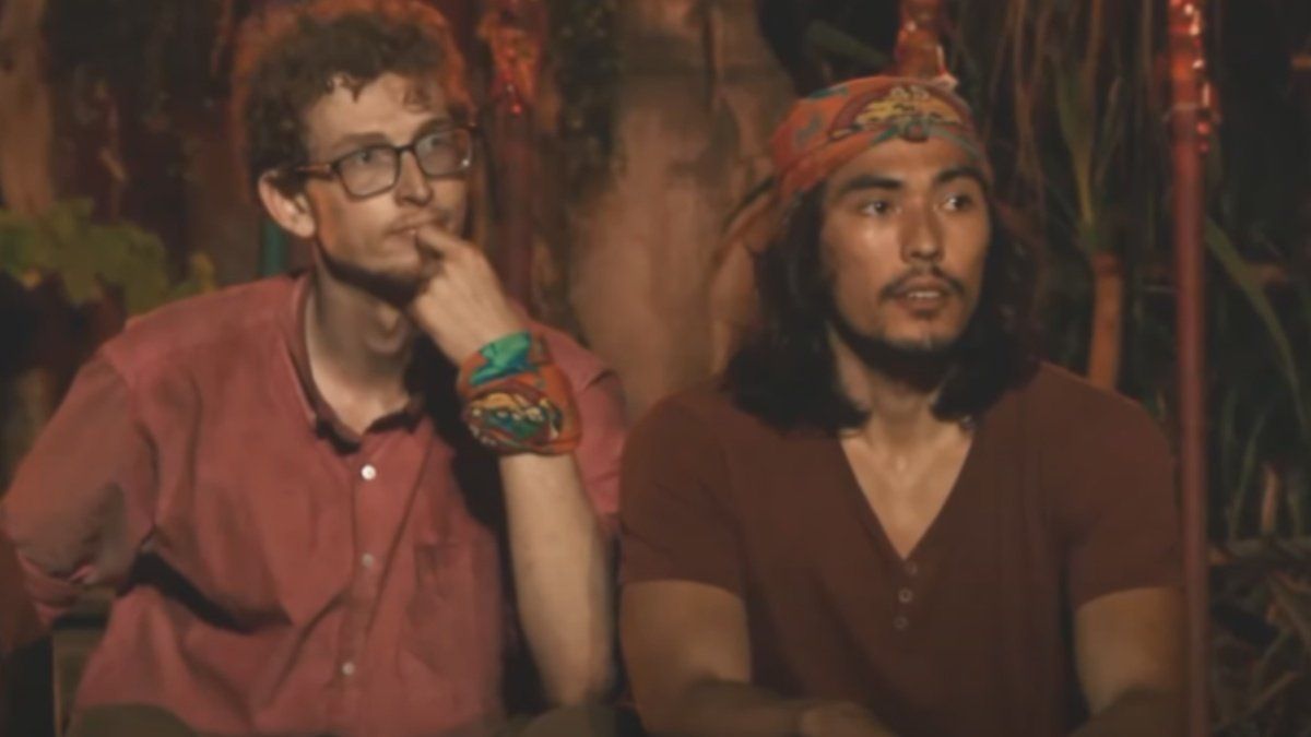 Drew Basile and Austin Li Coon in Survivor 45