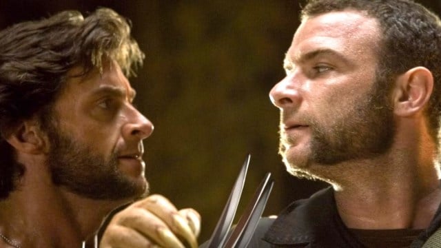 Hugh Jackman's Logan and Liev Schreiber's Sabretooth face off in X-Men Origins: Wolverine