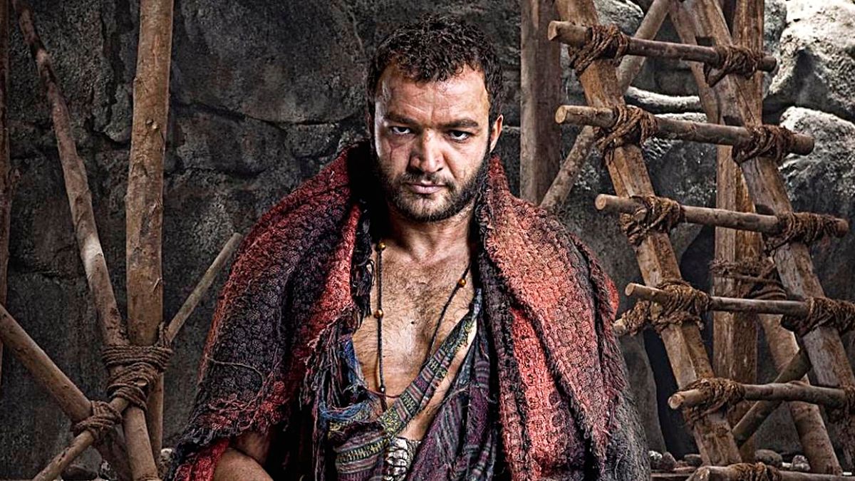 Nick Tarabay as Ashur in Starz' 'Spartacus'.