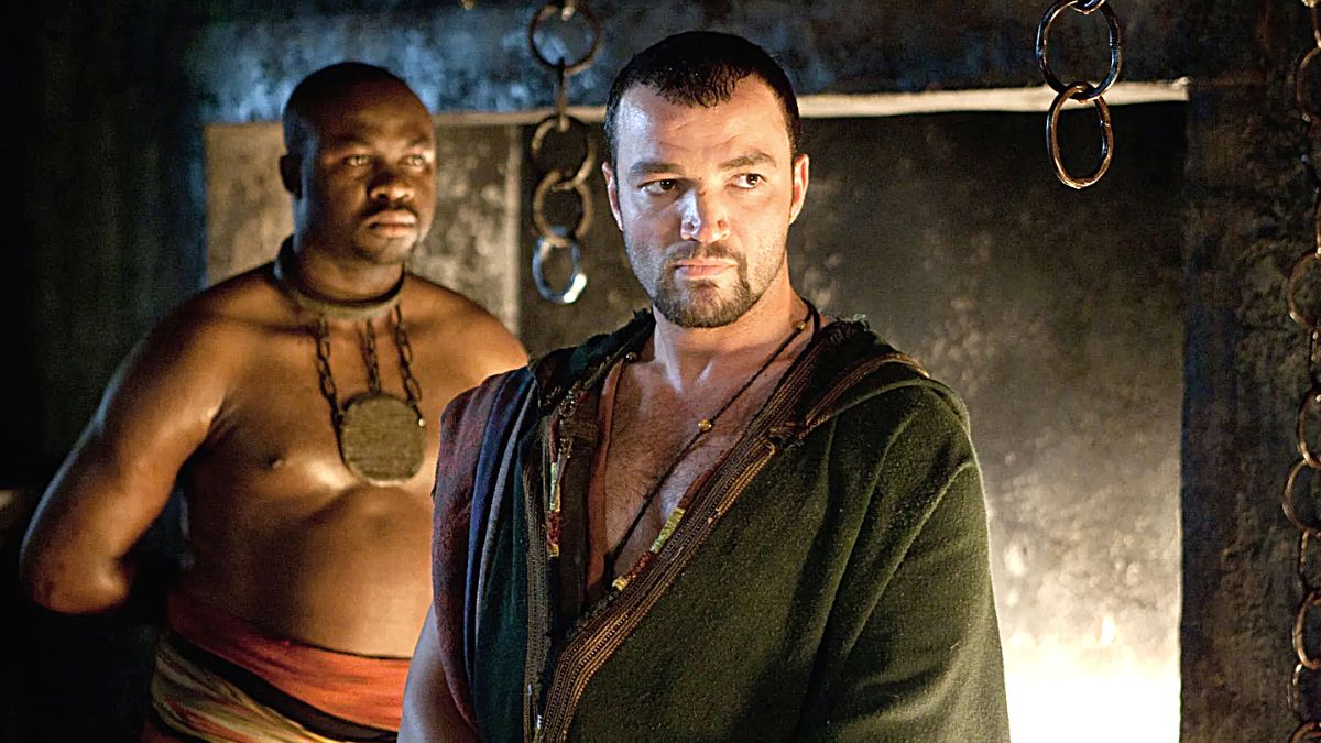 Nick Tarabay as Ashur in Starz' 'Spartacus'.