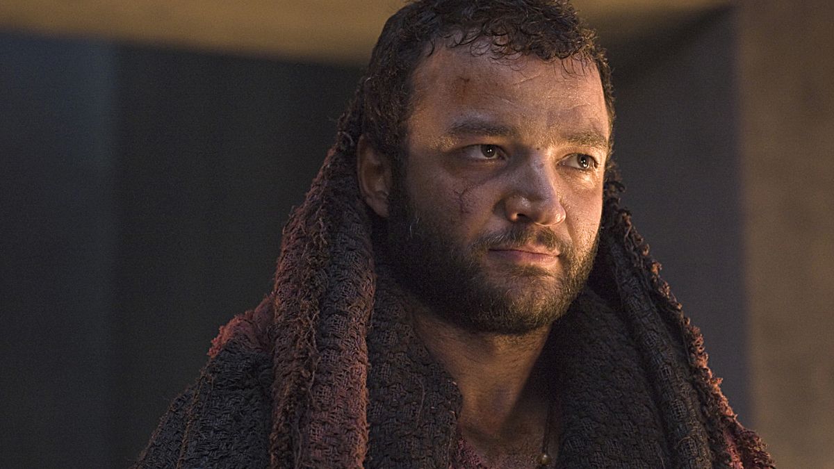 Nick Tarabay as Ashur in Starz' 'Spartacus'.