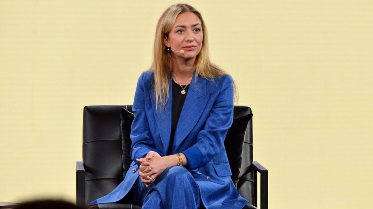 Whitney Wolfe Herd, Founder & CEO, Bumble speaks onstage during Vox Media's 2023 Code Conference at The Ritz-Carlton, Laguna Niguel on September 27, 2023 in Dana Point, California. 