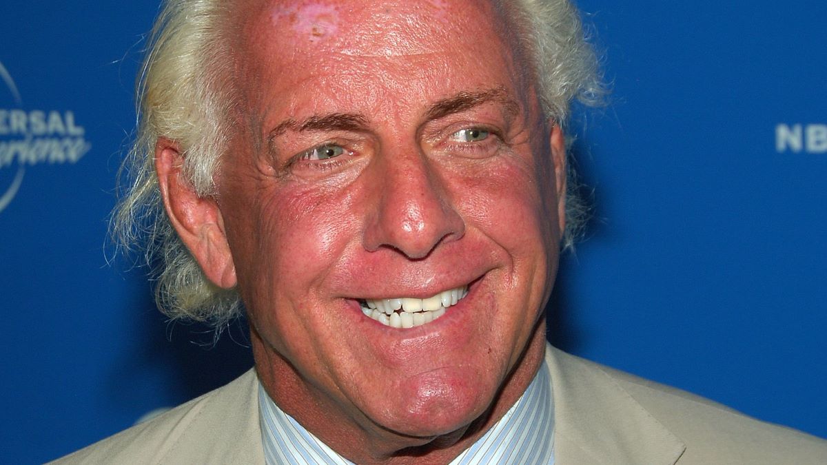 TV personality Ric Flair attends the NBC Universal Experience at Rockefeller Center on May 12, 2008 in New York City. (Photo by Michael Loccisano/FilmMagic)