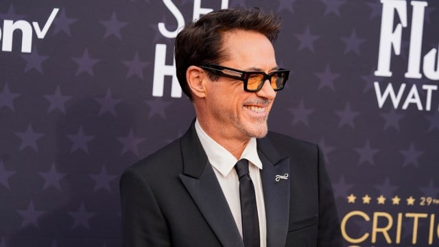 Robert Downey Jr. attends the 2024 Critics Choice Awards on January 14, 2024