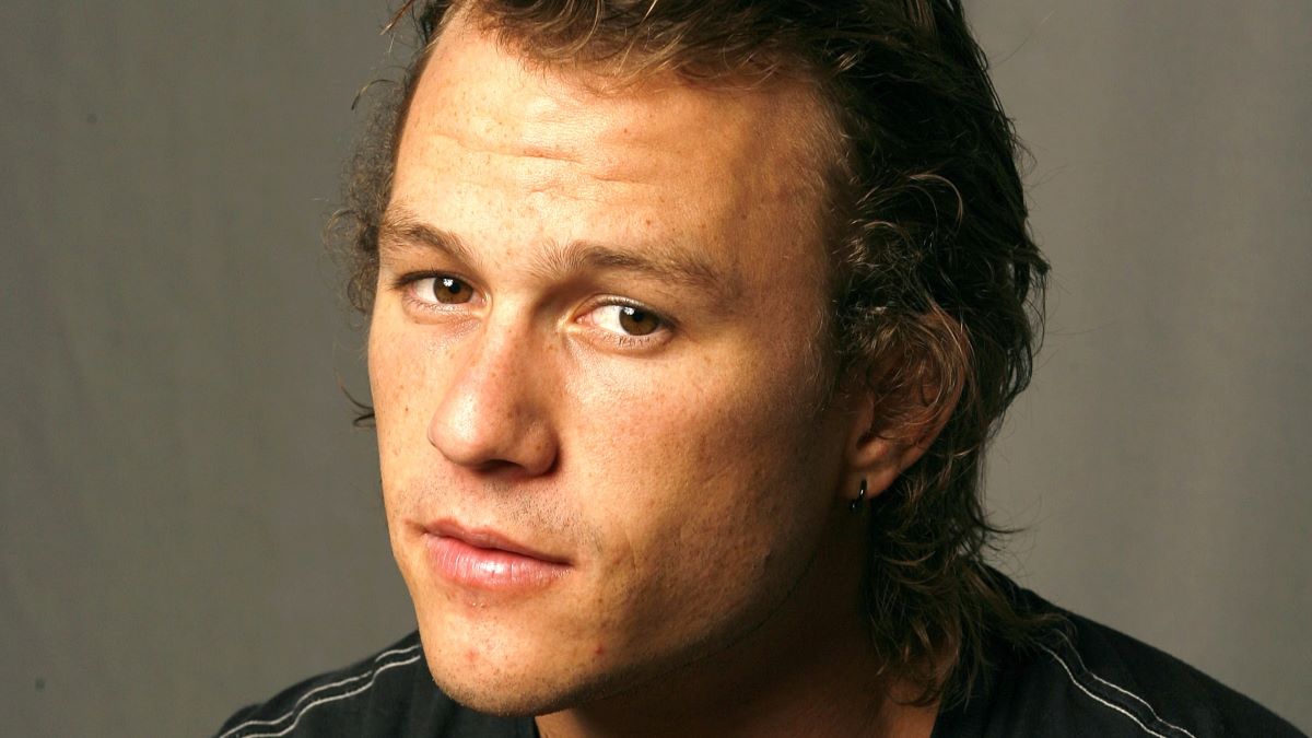 Heath Ledger at the Portrait Studio in Toronto, Canada. (Photo by Jeff Vespa/WireImage)