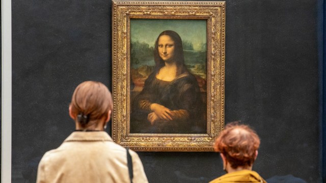 Mona Lisa in Louvre Museum Paris