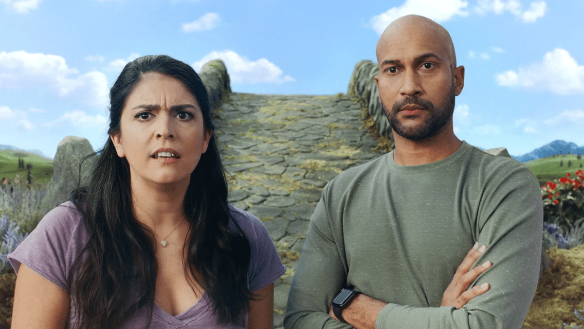 Keegan-Michael Key and Cecily Strong in 'Schmigadoon!'