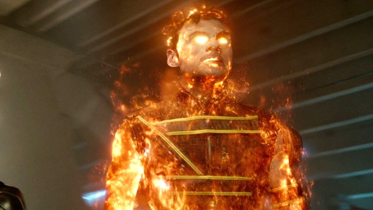 Sunspot (Adan Canto) flames on in X-Men: Days of Future Past