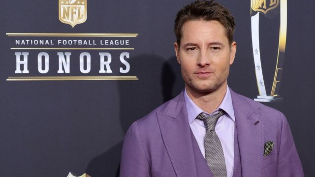 LAS VEGAS, NEVADA - FEBRUARY 08: Justin Hartley attends the 13th annual NFL Honors at Resorts World Theatre on February 08, 2024 in Las Vegas, Nevada. (Photo by Ethan Miller/Getty Images)