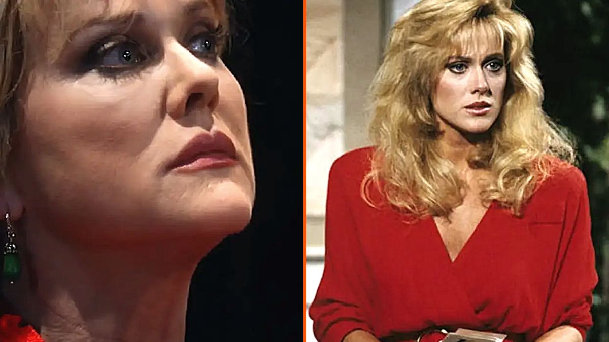 Tonja Walker as Olivia Jerome on 'General Hospital' in 2017 (left) and 1989 (right).