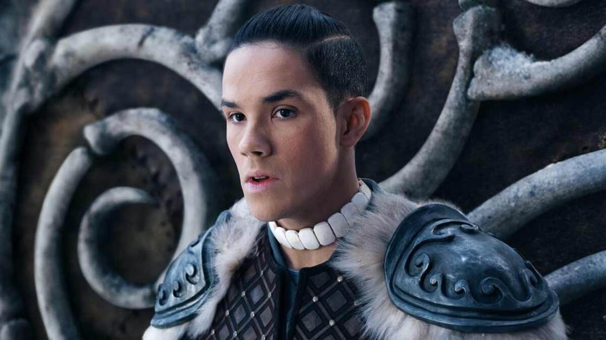 Ian Ousley as Sokka in Netflix's Avatar: The Last Airbender