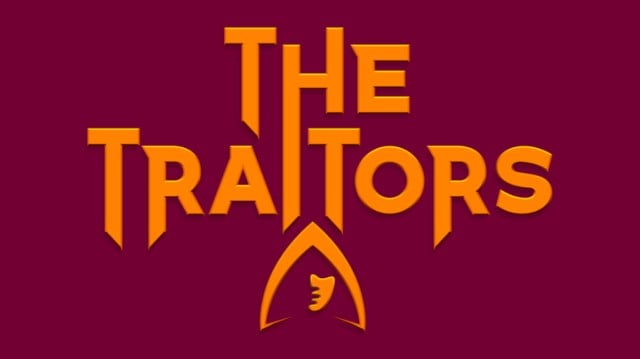 'The Traitors' title card