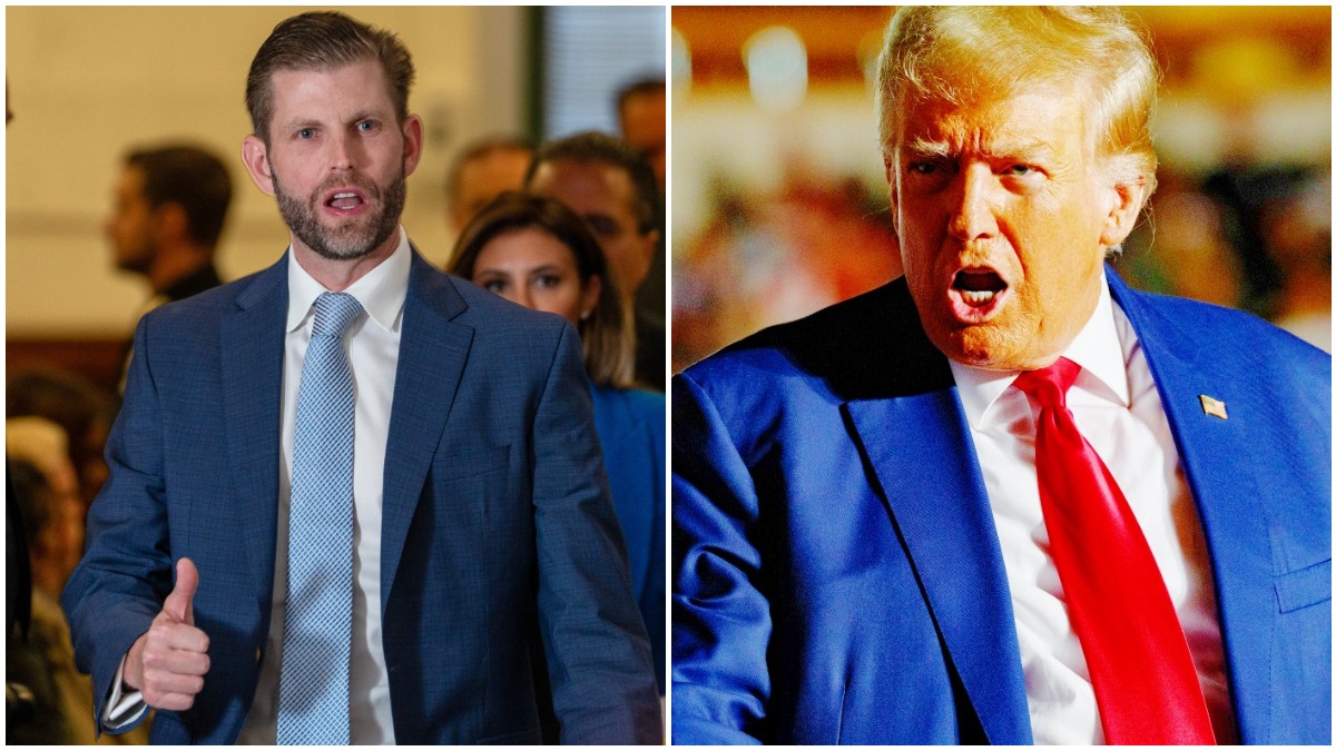 Eric Trump and Donald Trump on $464 million bond