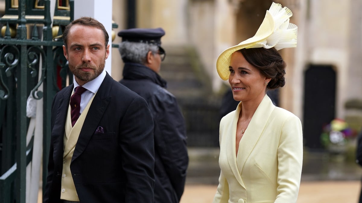 Pippa and James Middleton, siblings of Catherine, Princess of Wales arrive at the Coronation of King Charles III and Queen Camilla on May 6, 2023 in London, England. The Coronation of Charles III and his wife, Camilla, as King and Queen of the United Kingdom of Great Britain and Northern Ireland, and the other Commonwealth realms takes place at Westminster Abbey today. Charles acceded to the throne on 8 September 2022, upon the death of his mother, Elizabeth II.