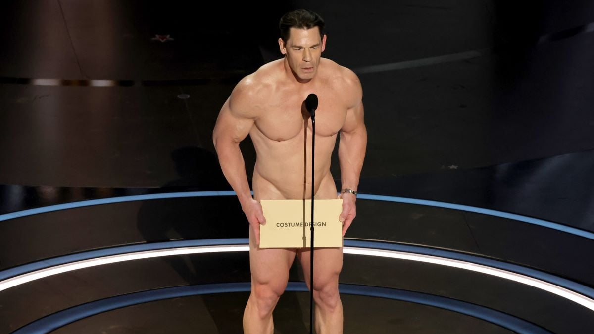 : John Cena speaks onstage during the 96th Annual Academy Awards at Dolby Theatre on March 10, 2024 in Hollywood, California. (Photo by Kevin Winter/Getty Images)