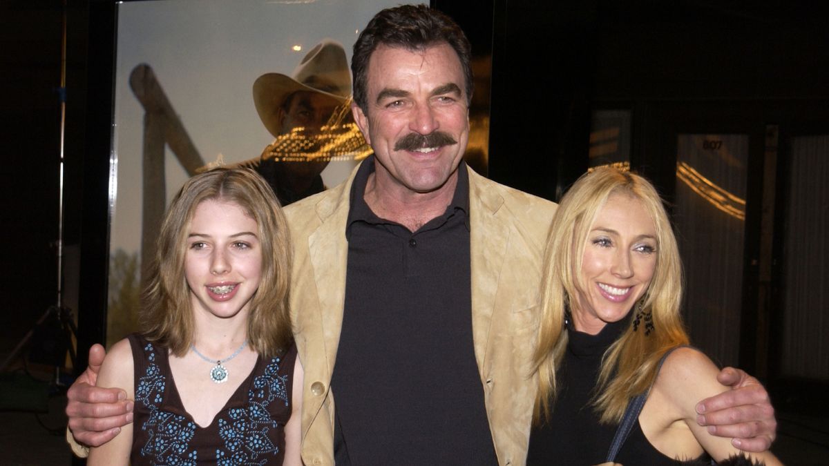 Tom Selleck and his family