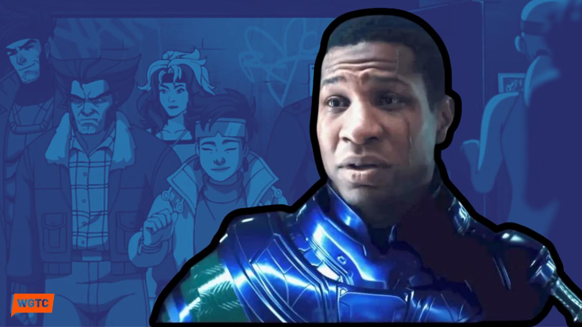 X-Men 97 screenshot/Jonathan Majors as Kang in Ant-Man and the Wasp: Quantumania