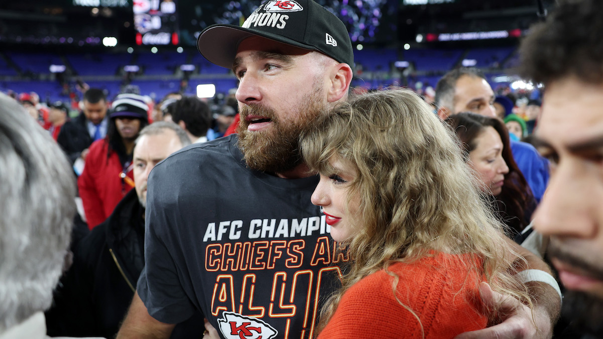 Travis Kelce Taylor Swift Getty