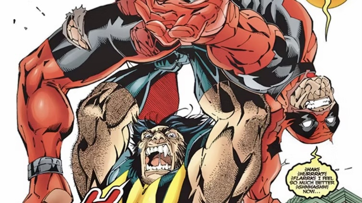 Wolverine impales Deadpool in ‘Deadpool #27’