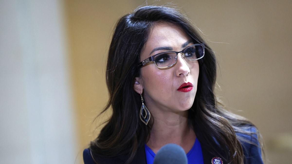 Rep. Lauren Boebert (R-CO) speaks to reporters after attending a briefing with U.S. Secret Service officials on the cocaine substance found at the White House on July 13, 2023 in Washington, DC. U.S. Secret Service officials briefed members of the House Oversight Committee about the discovery of the substance in the lobby area of the West Wing and announced that their investigation had been concluded after finding no suspect.