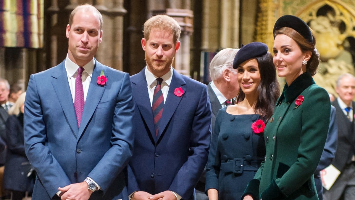 Prince William, Prince Harry, Meghan Markle, and Kate Middleton