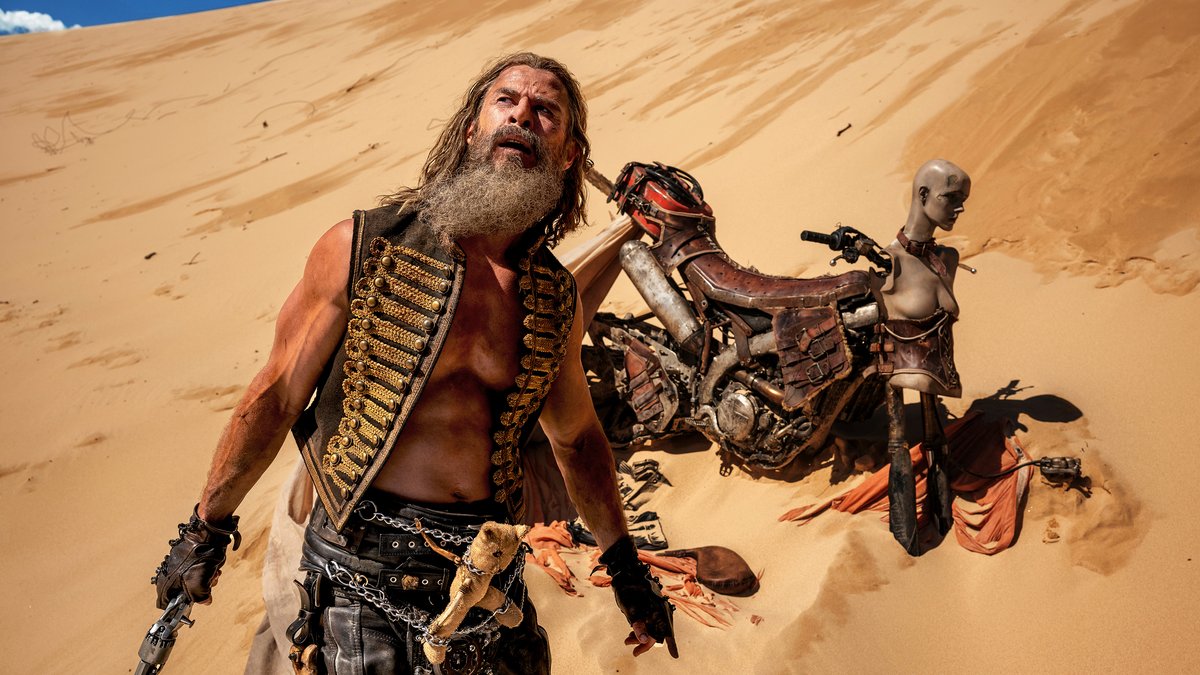 Chris Hemsworth as Dementus in Furiosa: A Mad Max Saga