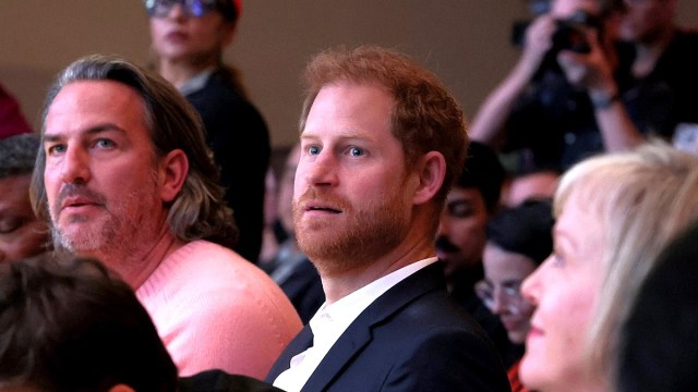 AUSTIN, TEXAS - MARCH 08: Prince Harry, Duke of Sussex attends the "Breaking Barriers, Shaping Narratives: How Women Lead On and Off the Screen" panel featuring Meghan, Duchess of Sussex during the 2024 SXSW Conference and Festival at Austin Convention Center on March 08, 2024 in Austin, Texas.