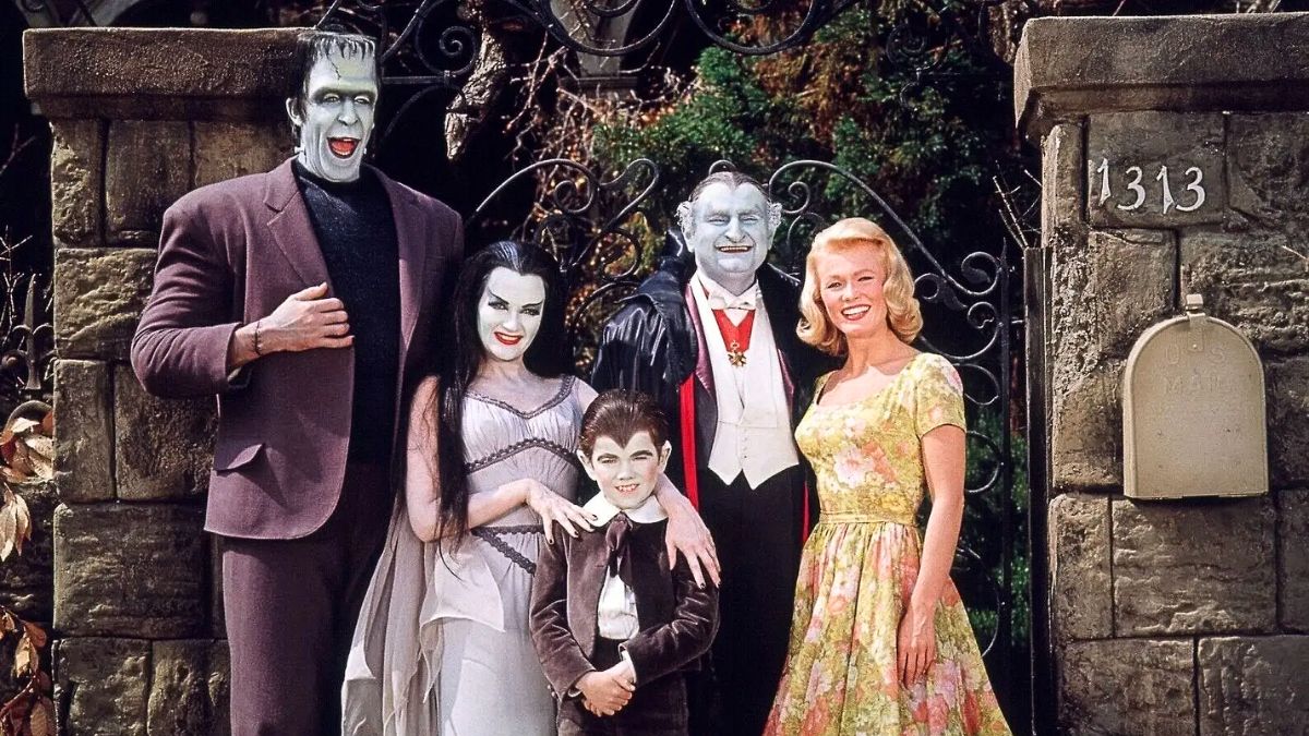 Original cast of 'The Munsters'.