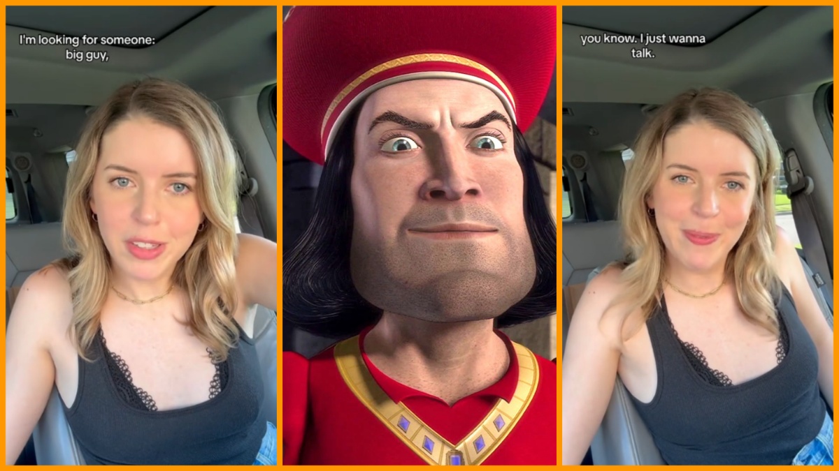 TikTok screenshots via user littledrownedrat/Lord Farquaad from Shrek