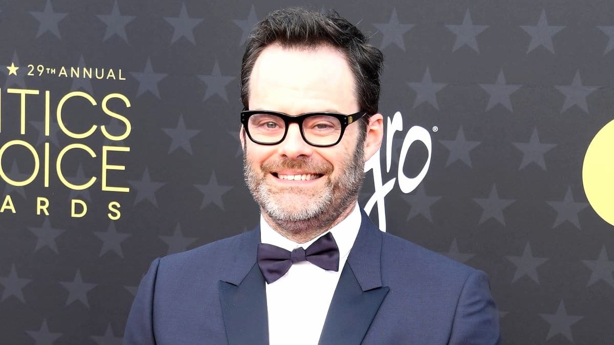 Bill Hader arrives at the 29th Annual Critics Choice Awards at Barker Hangar on January 14, 2024 in Santa Monica, California.