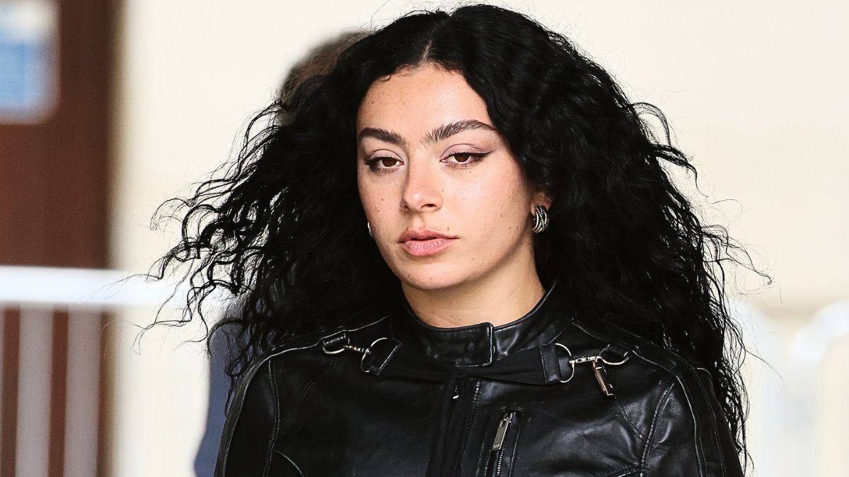 Charli XCX leaving BBC Radio Studios on June 04, 2024 in London, England.