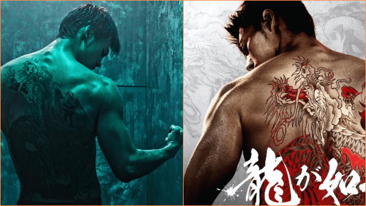 Yakuza Like a Dragon series poster and actor photo