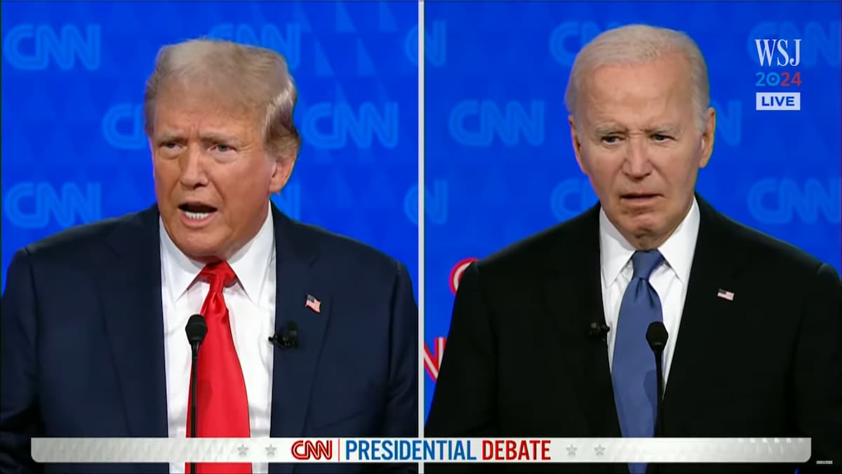 Donald Trump and Joe Biden