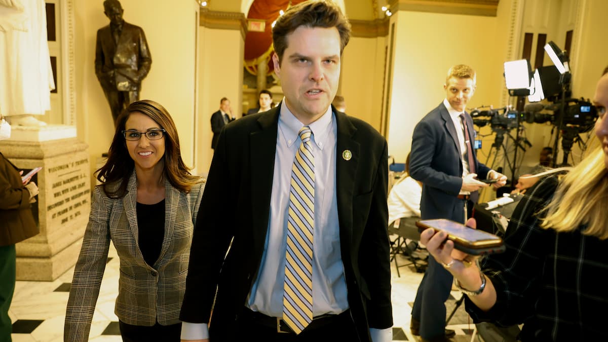 Matt Gaetz and Lauren Boebert