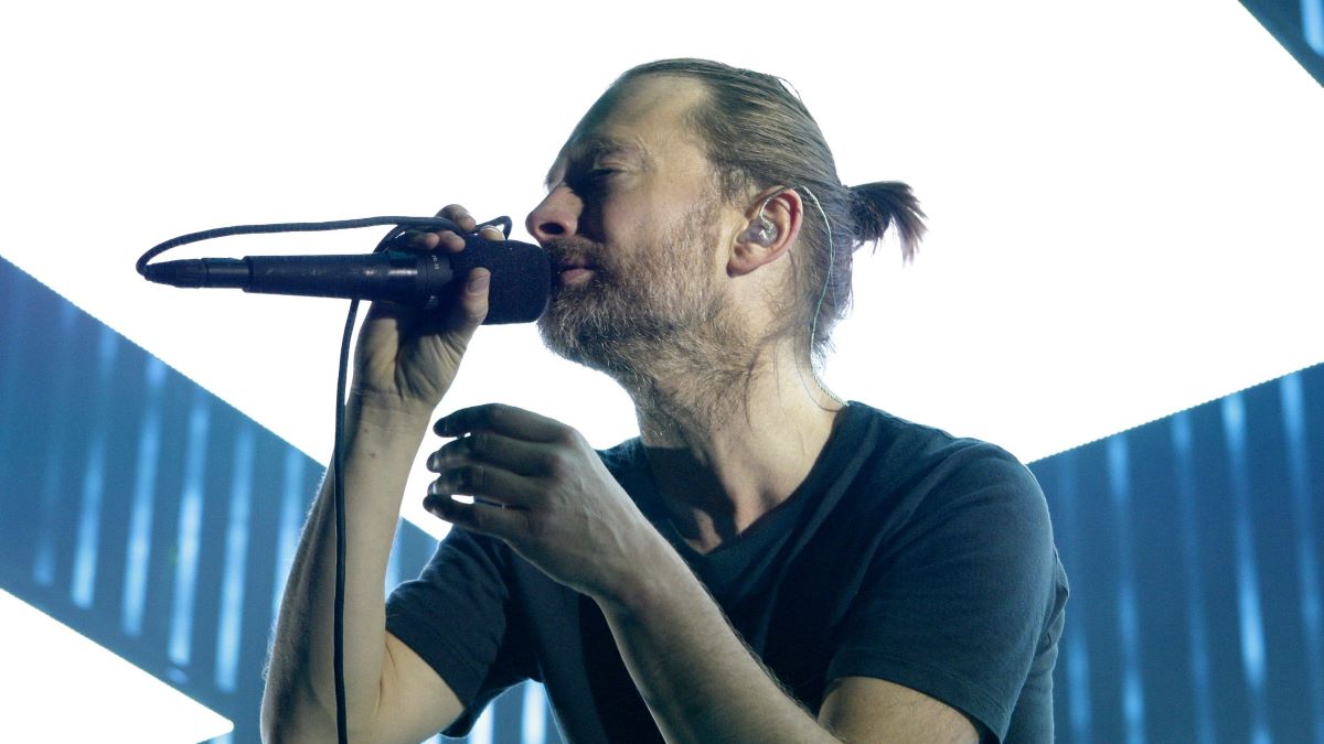 Thom Yorke of Radiohead performs at Ziggo Dome on October 14, 2012 in Amsterdam, Netherlands. (Photo by Greetsia Tent/WireImage)