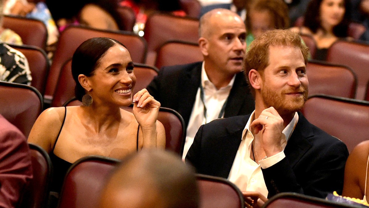 Meghan, Duchess of Sussex and Prince Harry, Duke of Sussex attends the Premiere of “Bob Marley: One Love” at the Carib 5 Theatre on January 23, 2024 in Kingston, Jamaica.