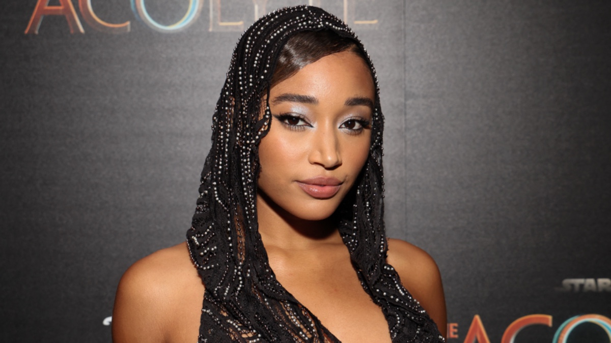 Amandla Stenberg in NY promoting The Acolyte