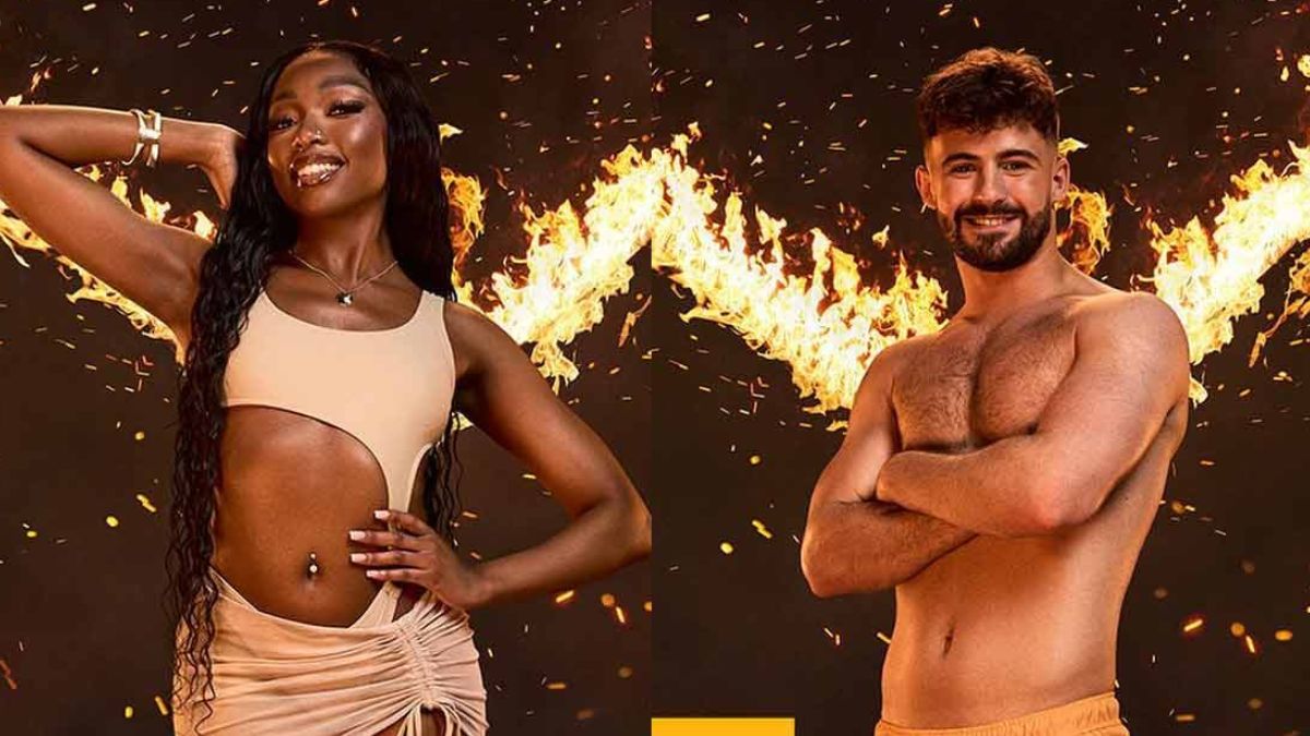 Mimii Ngulube and Ciaran Davies in their individual posters for season 11 of Love Island U.K.