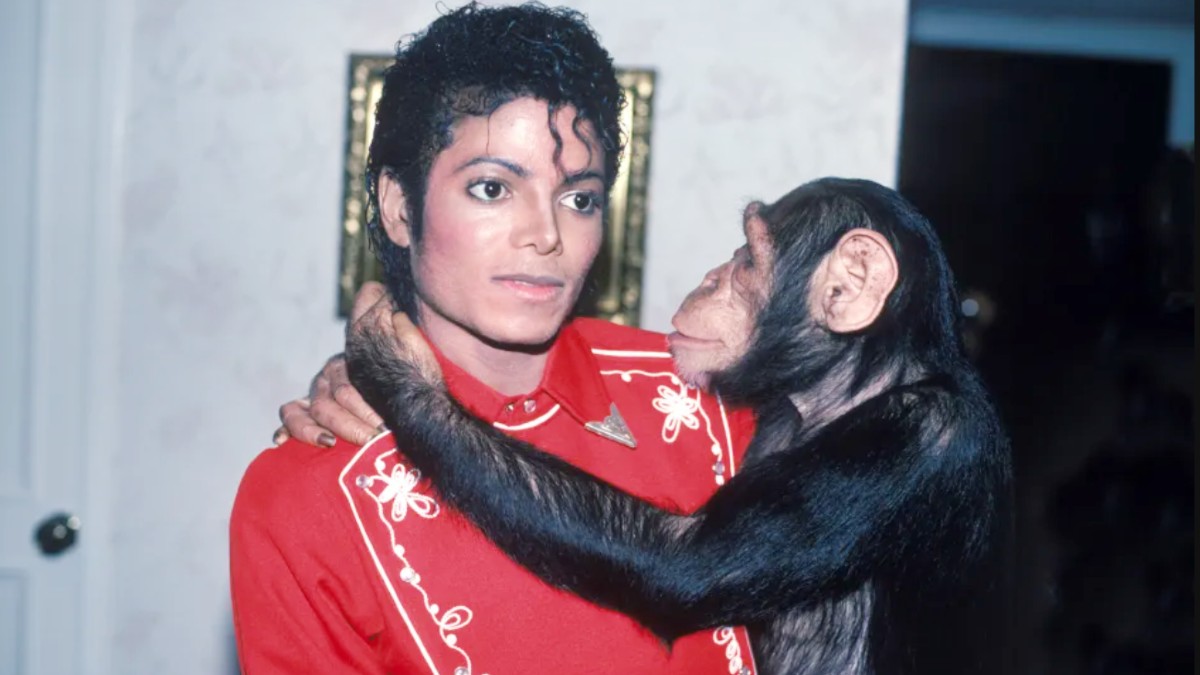 Michael Jackson with Bubbles