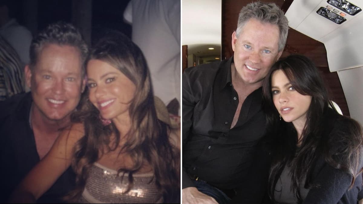 Sofia Vergara and friend Barry Peele