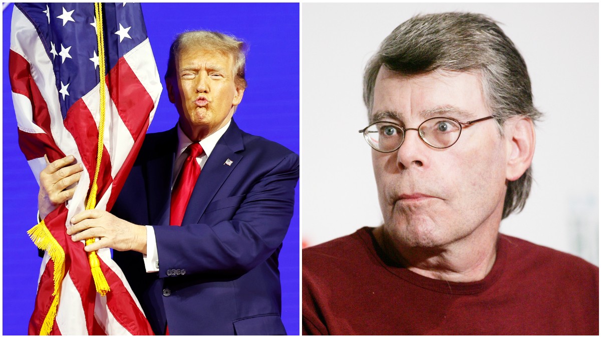 Stephen King seeks Donald Trump's toddler expiration date