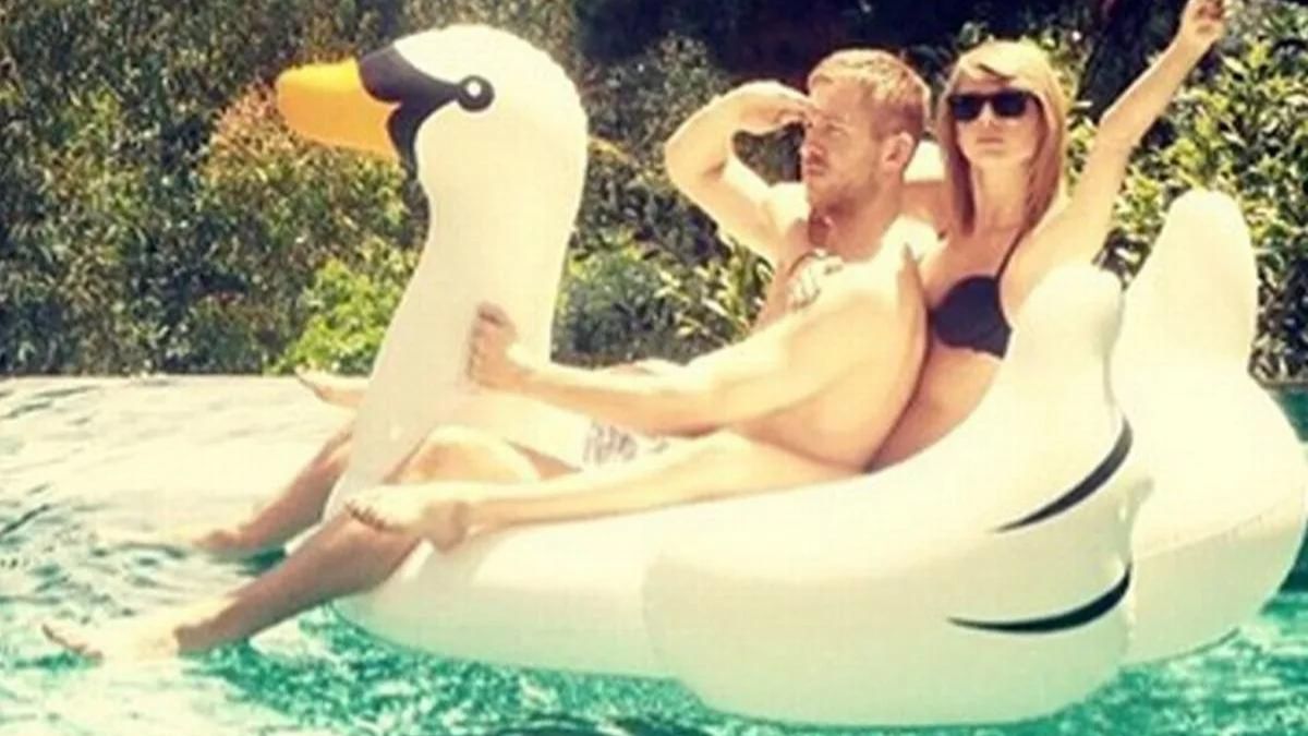 Taylor Swift and Calvin Harris