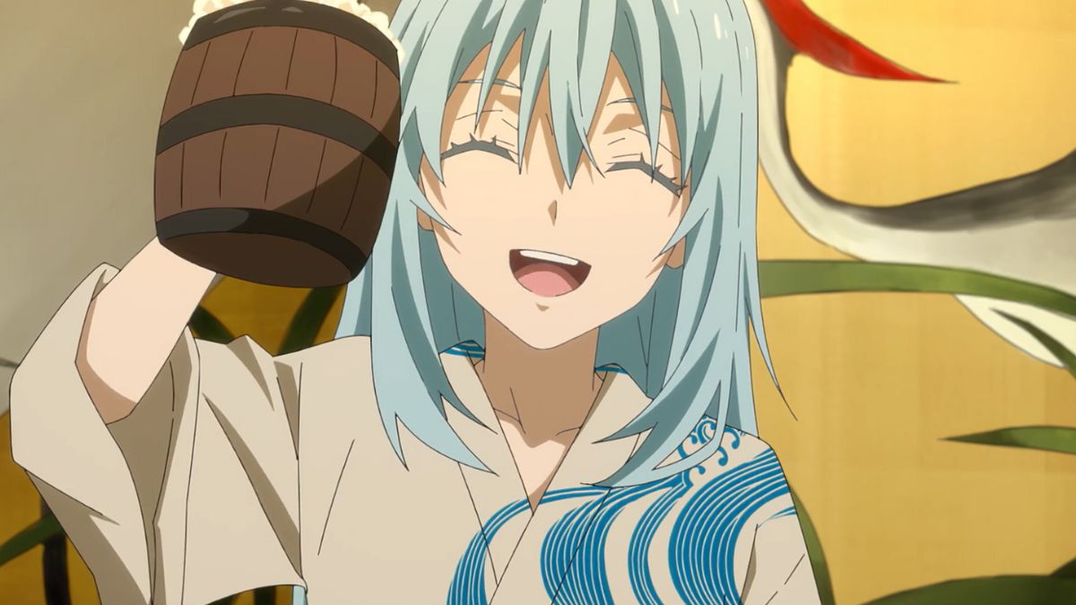 Rimuru getting drunk in Tensura