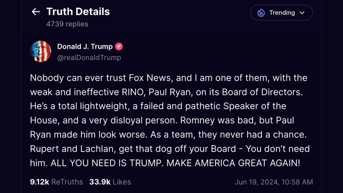 Donald Trump Paul Ryan